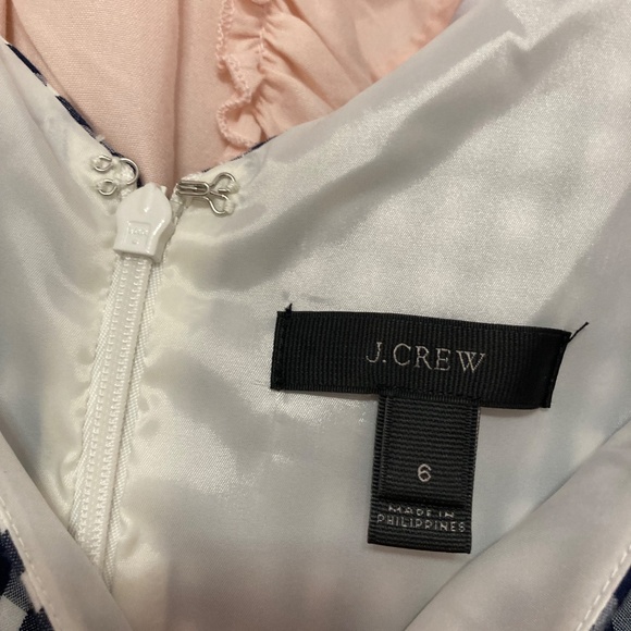 J crew midi checkered dress size 6 - Picture 5 of 5